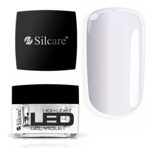 Silcare High Light LED fioletowy żel budujący Violet 30g