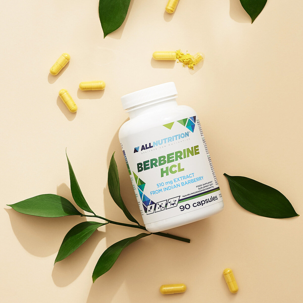 Allnutrition Berberine HCl 510mg Extract from Indian Barberry 90 Capsules