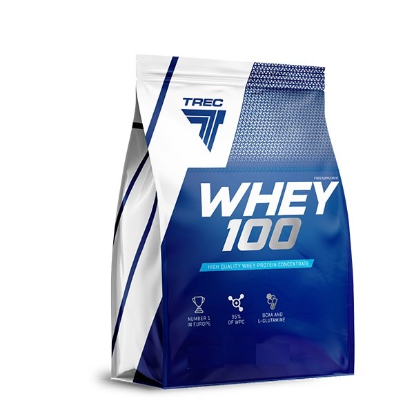 Trec Nutrition Whey 100 (Bag), Double Chocolate - 700g