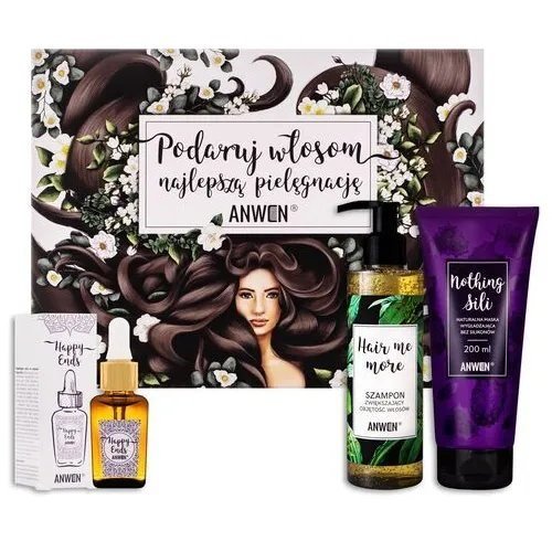 Anwen Gift Set for Hair Care  Shampoo Mask Serum for Ends 1 Piece Best Before 31.10.25
