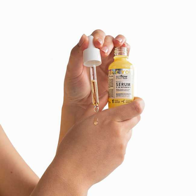 So!Flow Rozświetlające Serum Olejowe z 3% Witaminą C dla Skóry Szarej 30ml