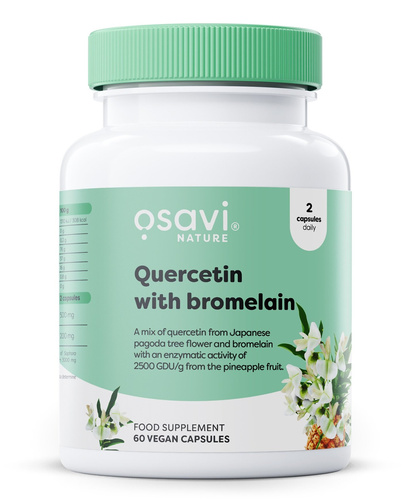 Osavi Kwercetyna z Bromelaina 60 weganskich kapsulek