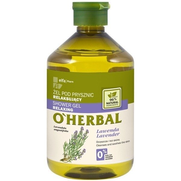 O'Herbal Relaxing Shower Gel with Lavender Extract 750ml