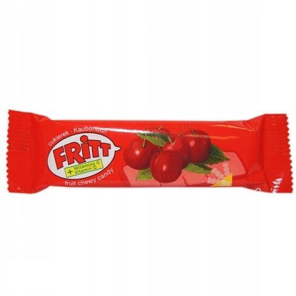 Fritt Cherry Flavoured Chewable Candy with Vitamin C 1 Piece