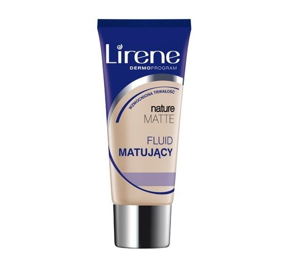 Lirene Nature Matte Matting Fluid 13 Cappuccino Removes Excess Sebum 30ml