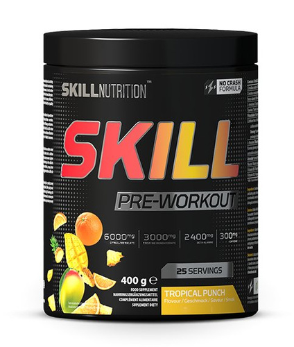 Skill Nutrition Skill Pre-Workout Poncz Tropikalny 400g