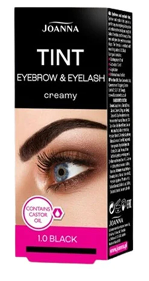 Joanna Tint Eyebrow & Eyelashes Henna No 1.0 Black 15ml