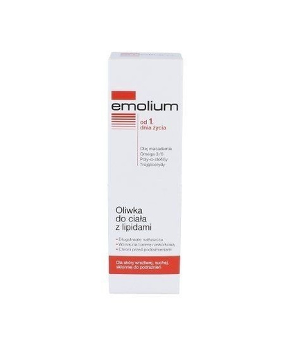 Emolium Body Oil with Lipids from 1 Day of Life for Sensitive and Dry Skin 150ml