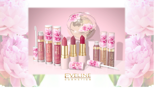 Eveline Flower Garden Base & Eyeshadow Waterproof Liquid Shadows 2in1 No 1 6.5ml