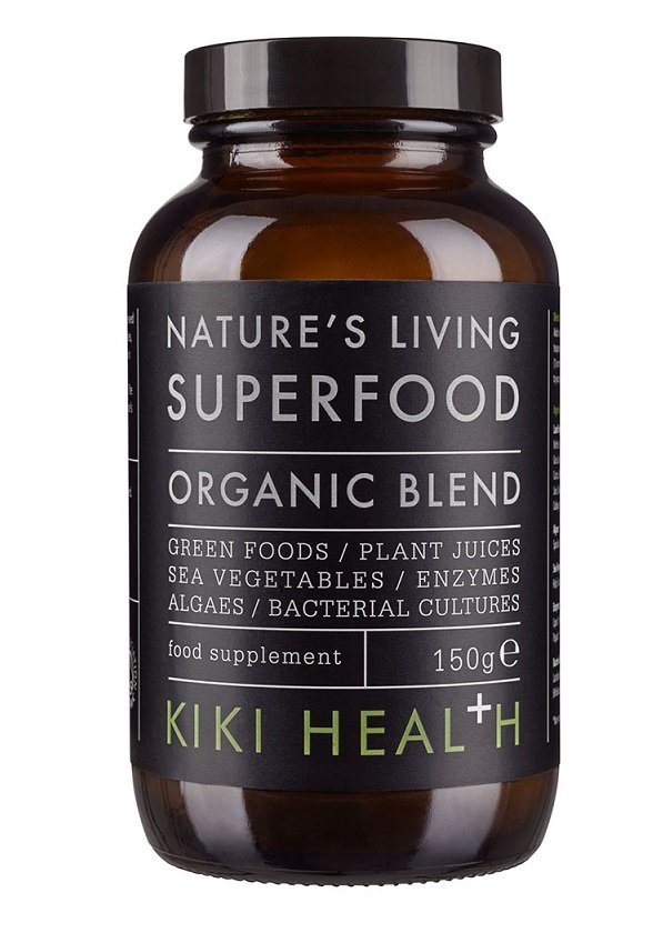 KIKI Health Nature's Living Superfood Zielony Odkwaszający Suplement Na Wsparcie Trawienia 150g