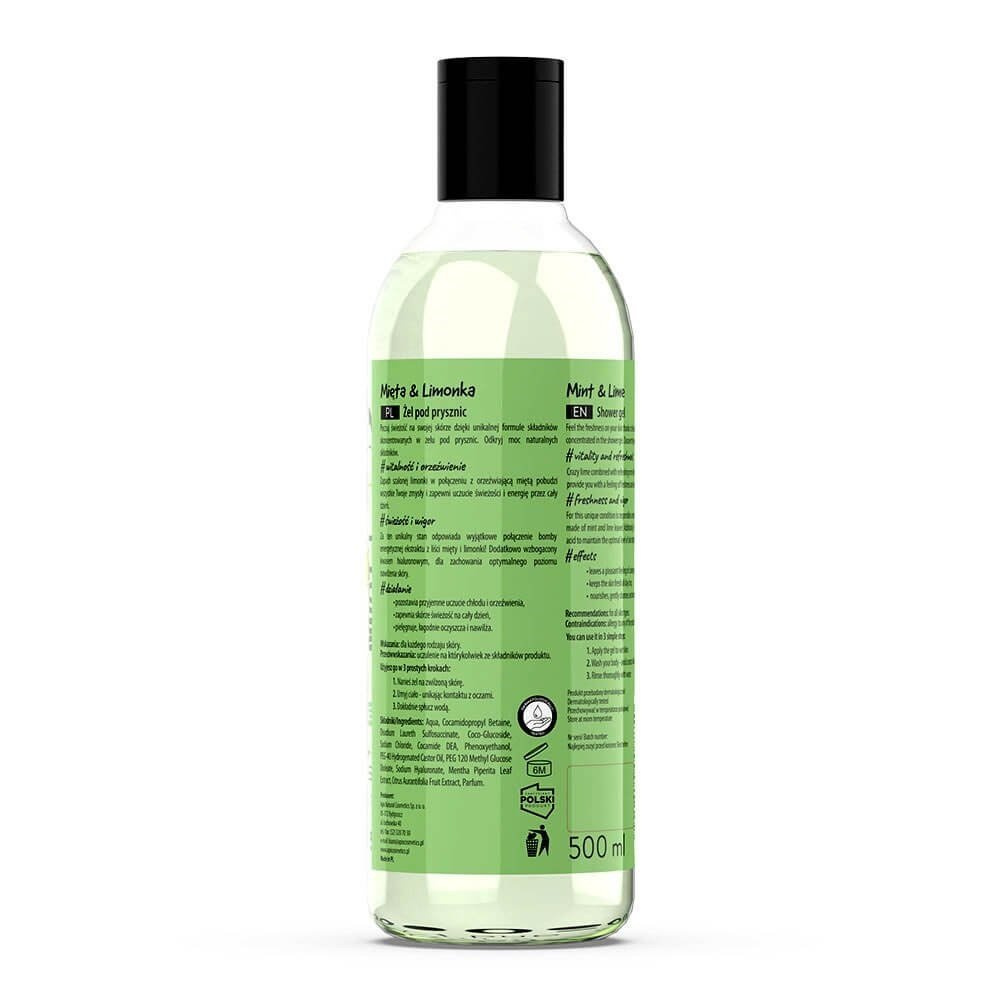 Apis Energy Shot Żel pod Prysznic Mięta & Limonka Summer Edition 500ml