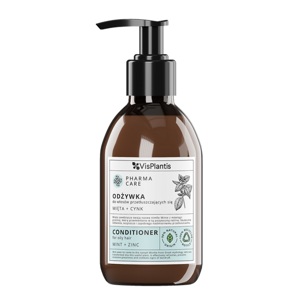 Vis Plantis Pharma Care Mint and Zinc Conditioner for Oily Hair 300ml