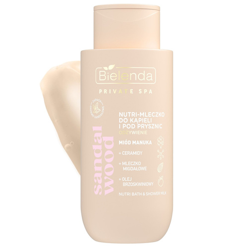 Bielenda Private Spa Odżywcze Nutri-Mleczko do Kąpieli i Prysznica Drzewo Sandałowe 300ml