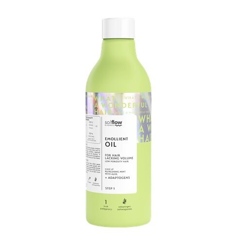 So!Flow Emollient Oil for Low Porosity and Volumeless Hair 150ml Best Before 17.12.26