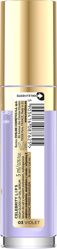 Eveline Celebrity Lips Tinted Oil Therapy Lip Serum Oil No. 03 Violet 5ml