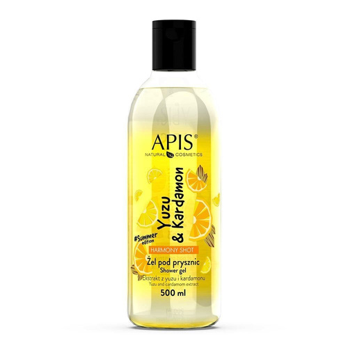 Apis Harmony Shot Shower Gel Yuzu and Cardamon with Hyaluronic Acid 500ml