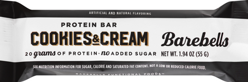 Barebells Protein Bar with Cookies & Cream Flavour 55g