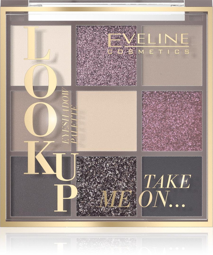 Eveline Look Up Palette of 9 Eyeshadows Take Me On Vegan 10.8g