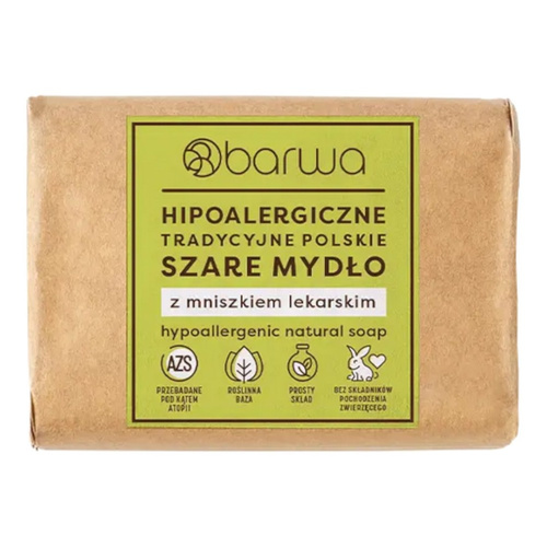 Barwa Hypoallergenic Regenerating Gray Soap with Dandelion Extract 100g