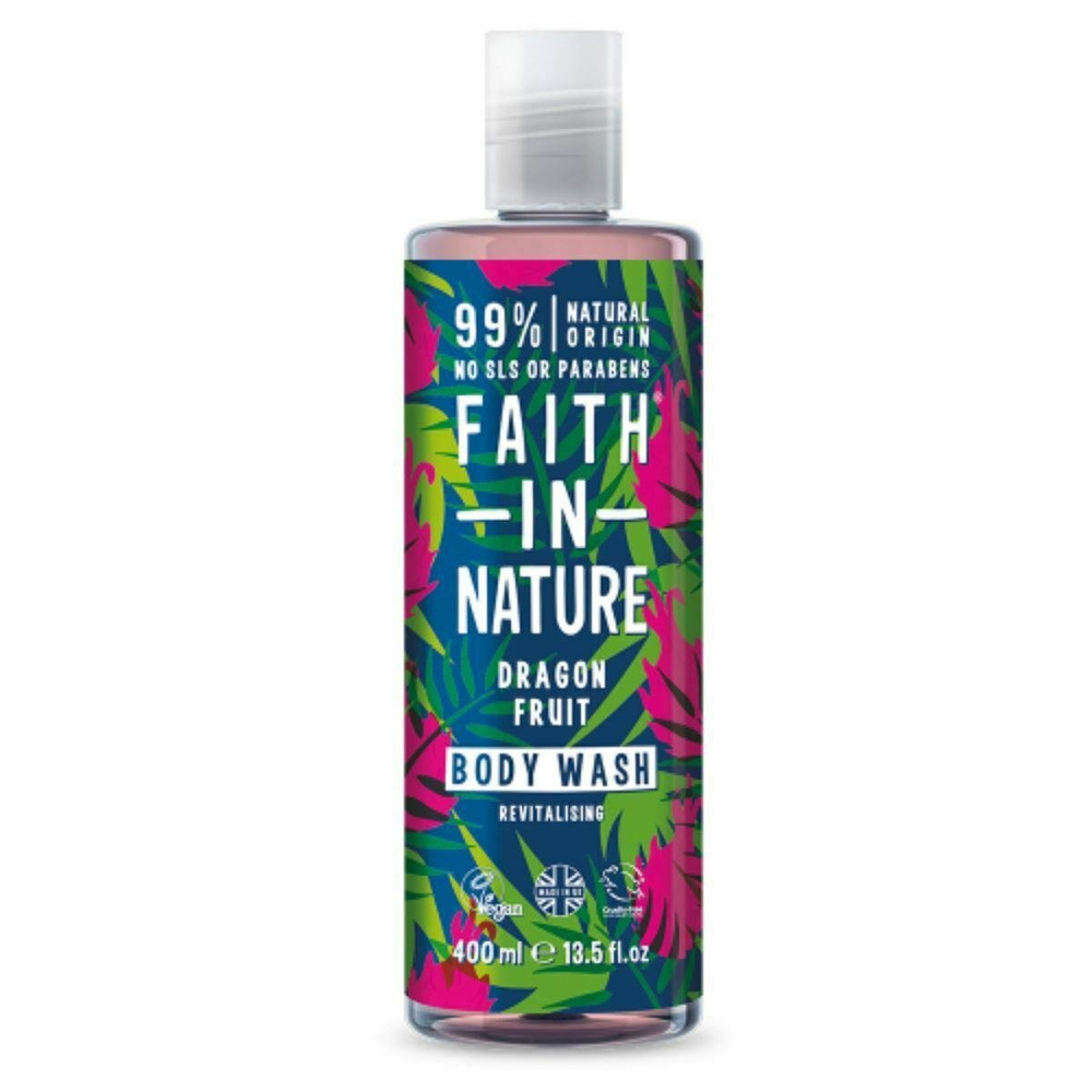 Faith In Nature Dragon Fruit Revitalizing Body Wash Gel with Fruit Scent 400ml