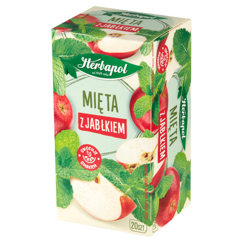 Herbapol Herbatka Ziołowo-Owocowa Mięta z Jabłkiem 20x1.5g