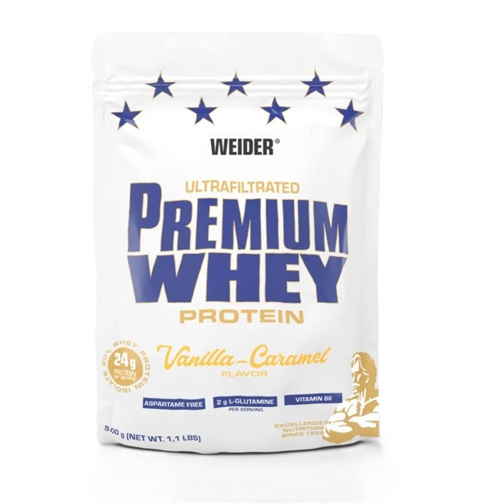 Weider Premium Whey, Vanilla Caramel - 500g