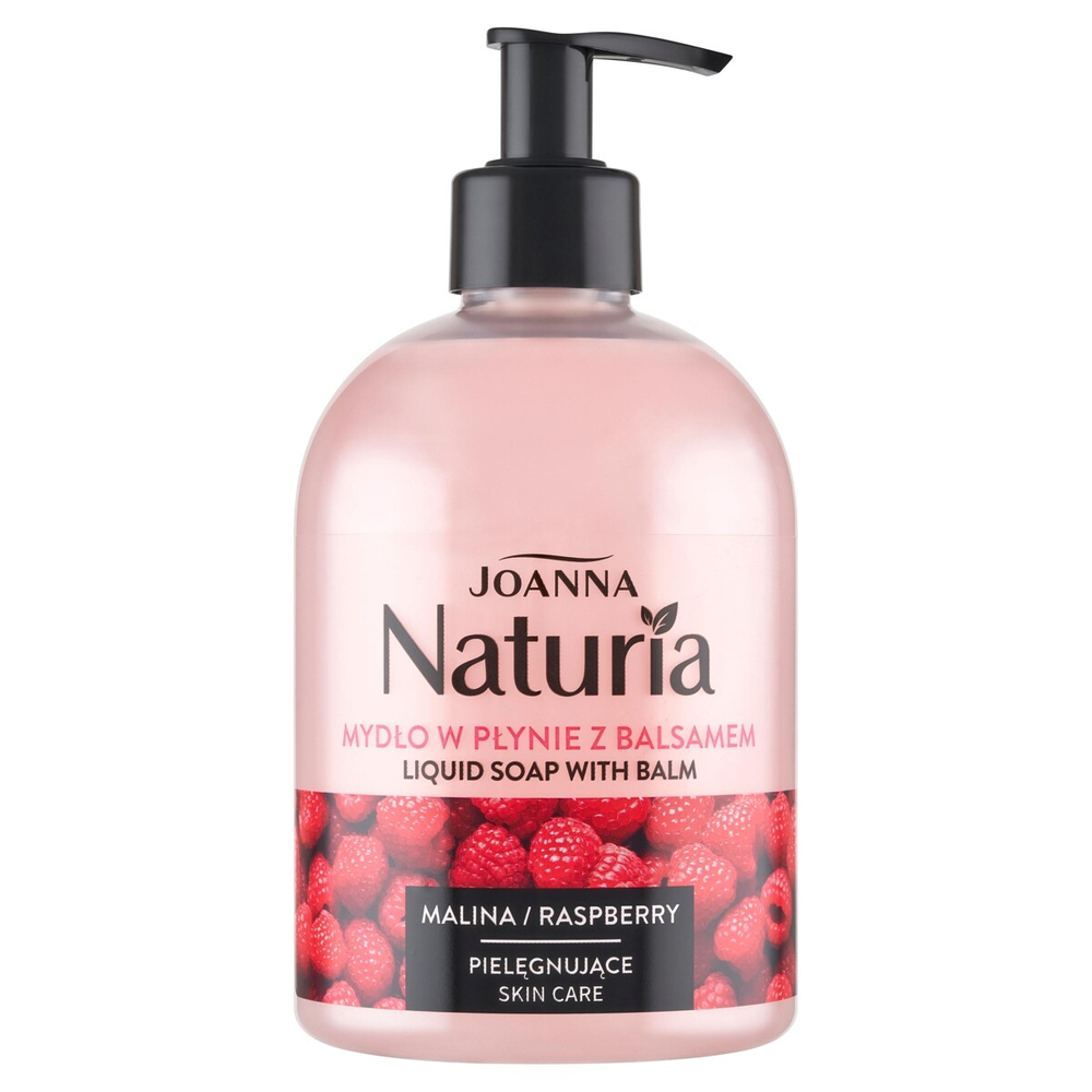 Joanna Naturia Pielęgnacyjne Mydło w Płynie z Balsamem Malina 500ml