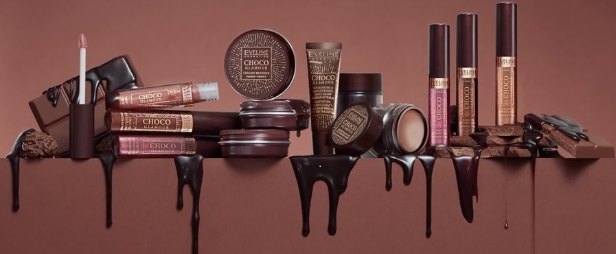 Eveline Choco Glamour Bronzer in Cream No. 01 Squalane Vitamin E 20g