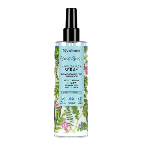 Vis Plantis Secret Garden Moisturizing Spray for Dry and Dull Hair with Liquorice 200ml