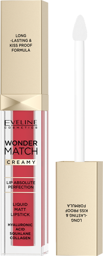 Eveline Wonder Match Nawilżająca Matowa Pomadka w Płynie 06 Classic Red 6.8ml
