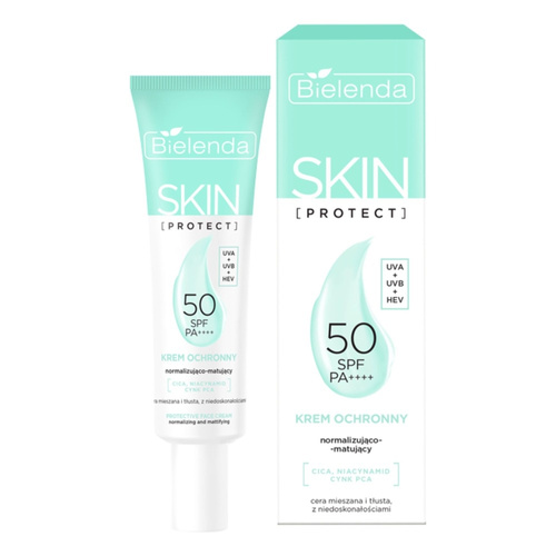 Bielenda Skin Protect Normalizing-Mattifying Protective Cream SPF 50 40ml