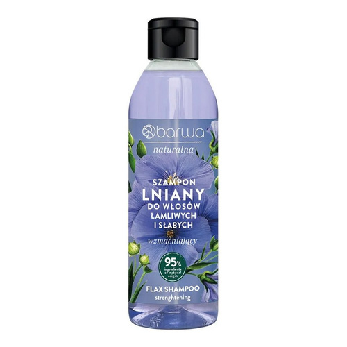 Barwa Natural Strengthening Flax Shampoo for Brittle and Weak Hair 300ml