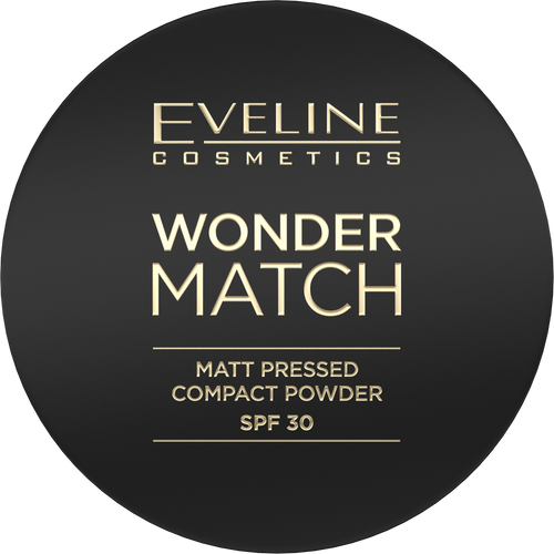 Eveline Wonder Match Matowy Puder Prasowany z Filtrem SPF30 01 Light Beige 8g