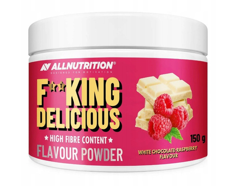 Allnutrition Fitking Delicious Flavour Powder Biała Czekolada Malina Aromat w Proszku 150g