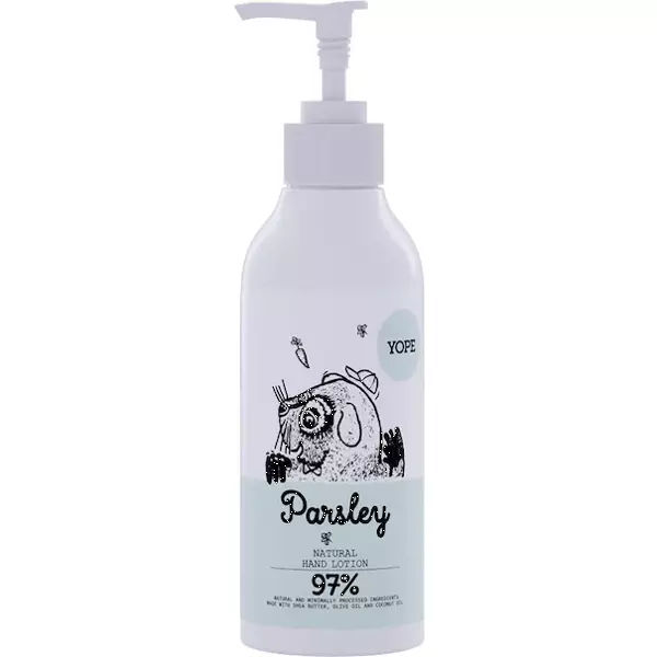 Yope 97% Natural Ingredients Moisturizing Hand Lotion with Parsley 300ml