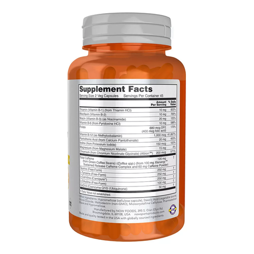 Now Foods Sustained Energy 90 Vcapsules