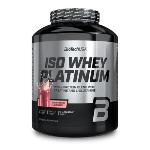 BioTechUSA Iso Whey Platinum, Strawberry 1816g