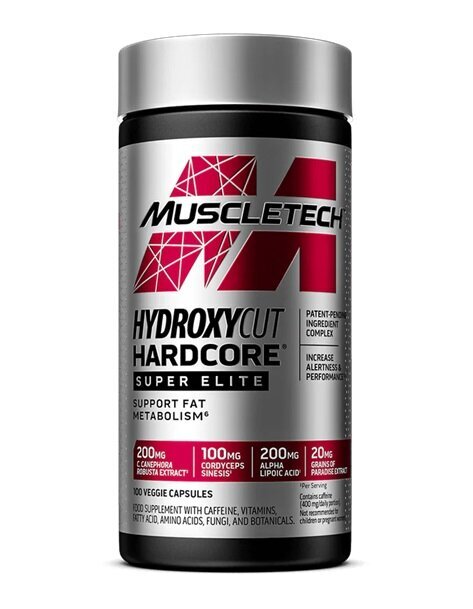 MuscleTech Hydroxycut Hardcore Super Elite 100 Capsules