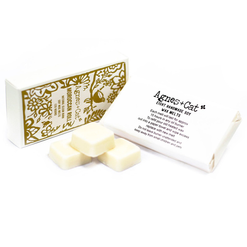 Agnes + Cat Box of 8 Wax Melts - Moroccan Roll