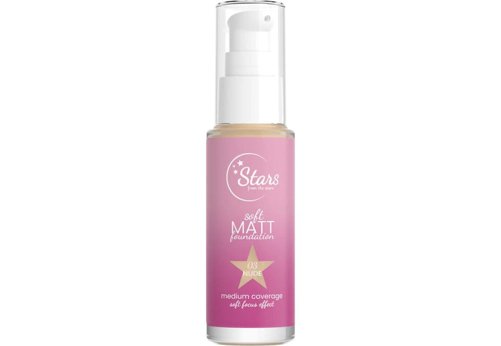 Stars From the Stars Podkład Matujący Soft Matt Foundation Nr 03 Nude 30ml