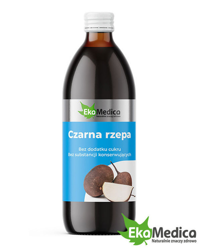 EkaMedica Naturalny Sok z Czarnej Rzepy 500ml Best Before 28.08.26