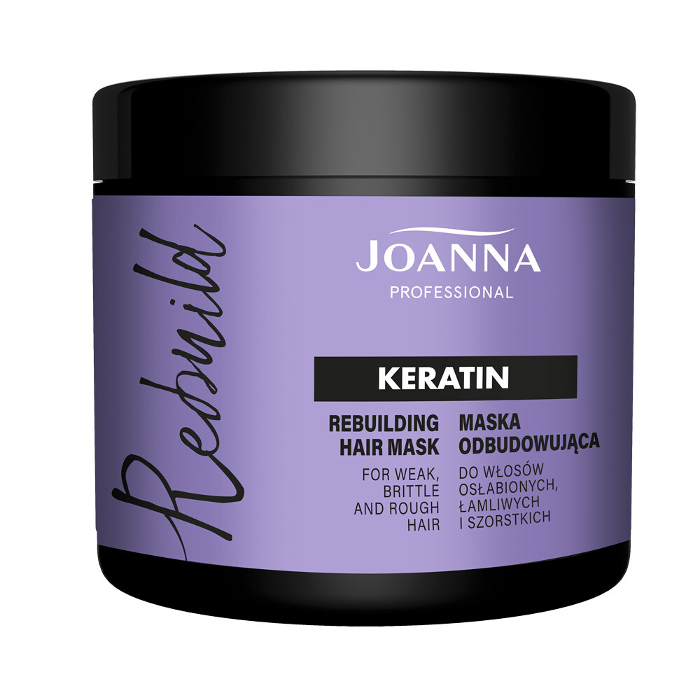Joanna Professional Rebuilding Mask for Brittle Hair with Keratin 500ml