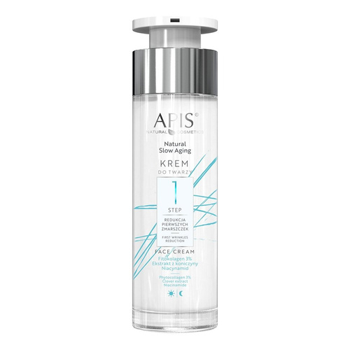 Apis Natural Slow Aging Step 1 Aksamitny Krem Redukujący Pierwsze Zmarszczki 50ml