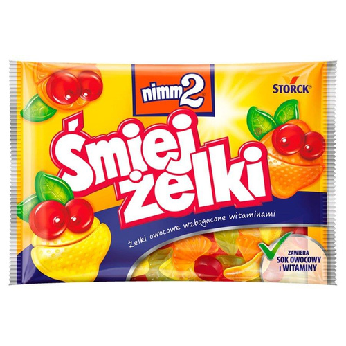 Nimm2 Śmiejżelki Fruit Jelly Gummies Enriched with Vitamins 100g