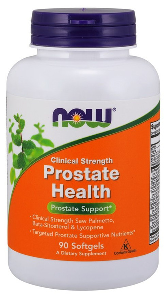 Now Foods Prostate Health Clinical Strength Wspiera Zdrowie Gruczołu Krokowego 90 Kapsułek