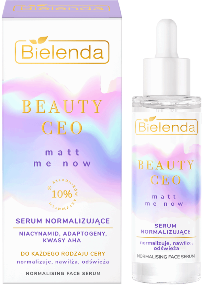 Bielenda Beauty Ceo Matt Me Now Normalizujące Serum dla Każdego Rodzaju Cery 30ml Best Before 28.02.25