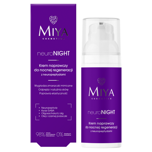 Miya neuroNIGHT Krem Naprawczy do Regeneracji z Neuropeptydami na Noc 50ml