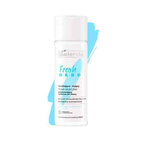 Bielenda Fresh Hero Nawilżająco-Kojący Tonik Mleczny dla Skóry Suchej 200ml