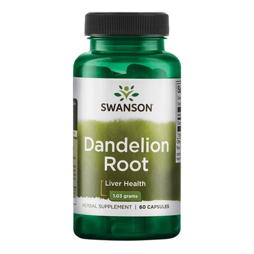Swanson Mniszek Lekarski 515mg na Trawienie i Wątrobę 60 Kapsułek