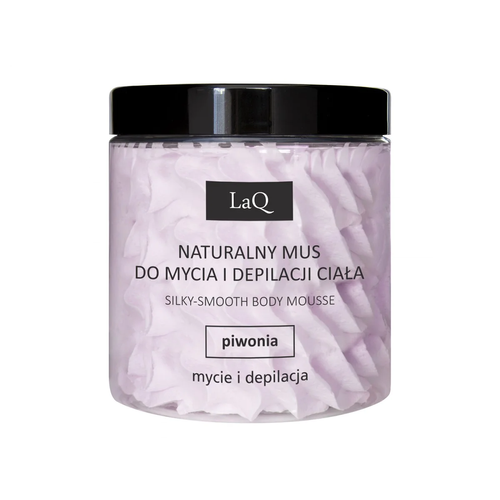 LaQ Silky Smooth Piwonia Mus do Mycia i Depilacji Ciała 100g